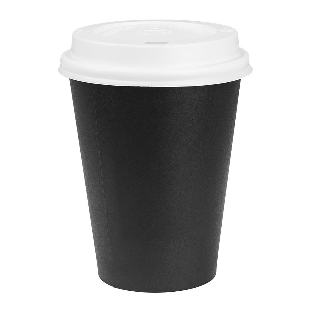 Nisbets Essentials Hete Bekers En Deksels Pakket 12Oz (Pak Van 300)