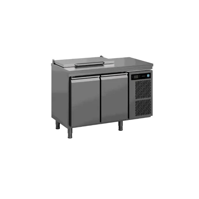 Gekoelde werkbank met 2 secties en saladière werkblad - Premier K 2 SL DL DR L E - Hoshizaki