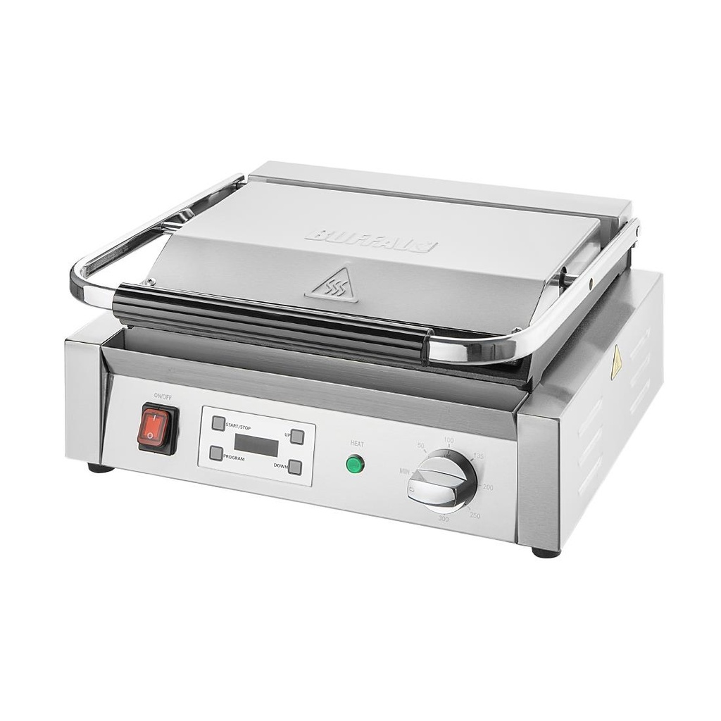 Buffalo Extra Grote Contactgrill Geribbelde Plaat