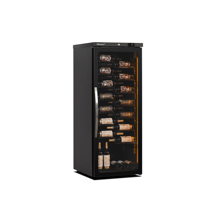 Marecos wijnklimaatkast Exclusive 101 flessen zicht ligging, enkele zone