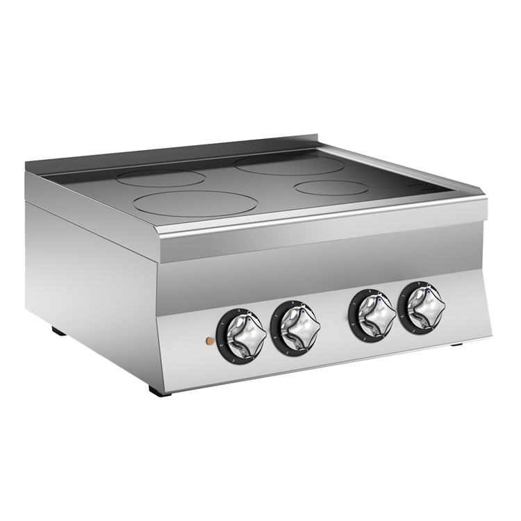 Mareno M1-600 keramische kookplaat met 4 kookzones, 70cm