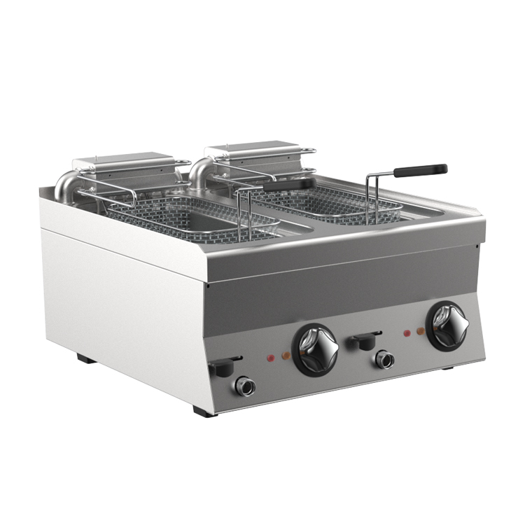Mareno M1-600 elektrische friteuse 10+10 liter, 60cm