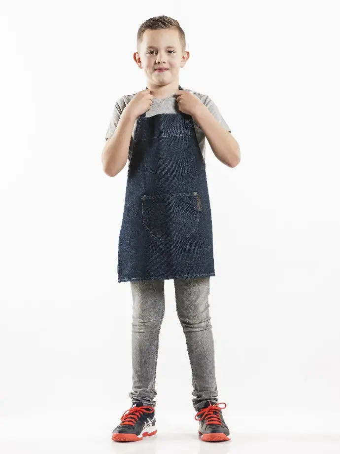 Schort Chaud Devant - Kids Blue Denim W50 - L55