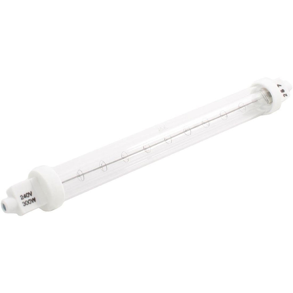 500W Infrarood Quartz Gloeilamp 220mm