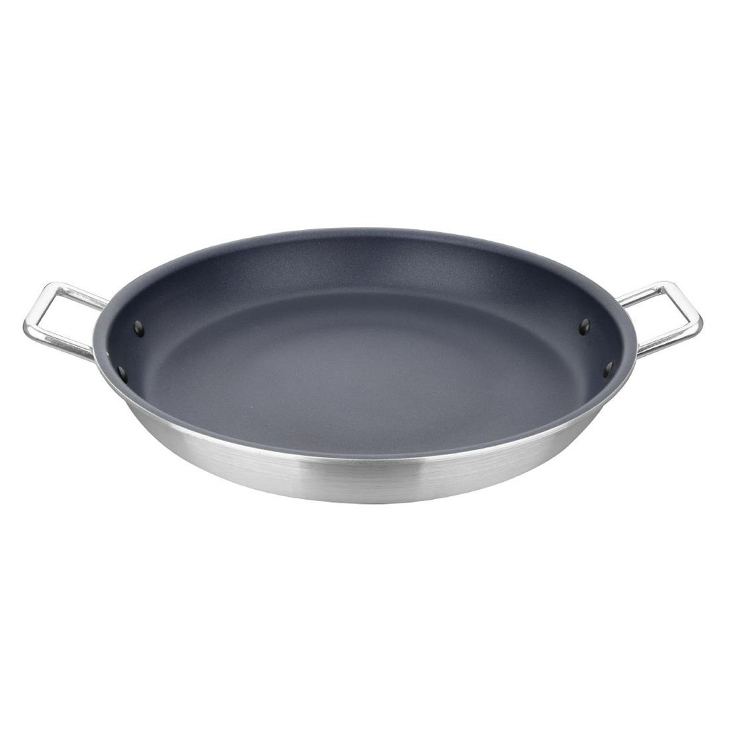 Vogue Aluminium Antiaanbak Teflon Platinum Plus Paellapan 35cm