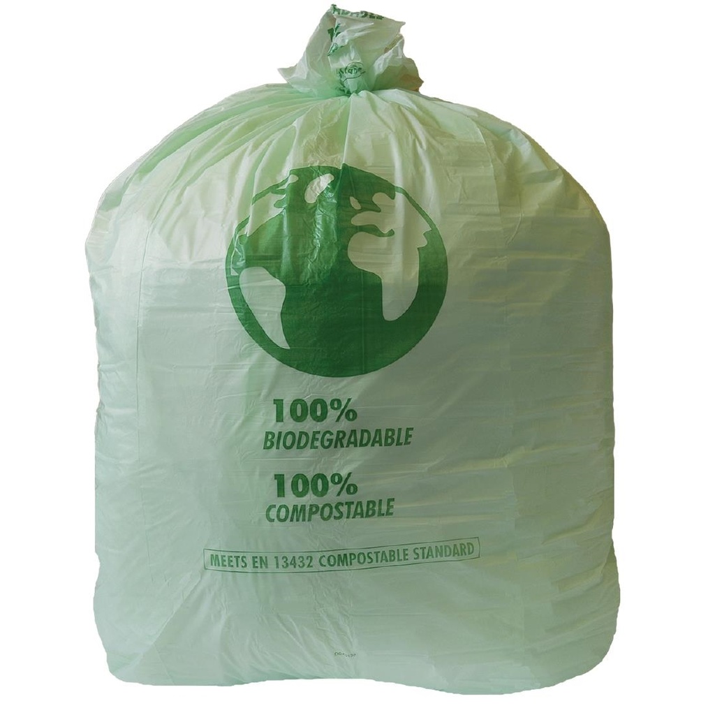 Jantex Groen Composteerbare Vuilniszakken 90Ltr (20 Stuks)