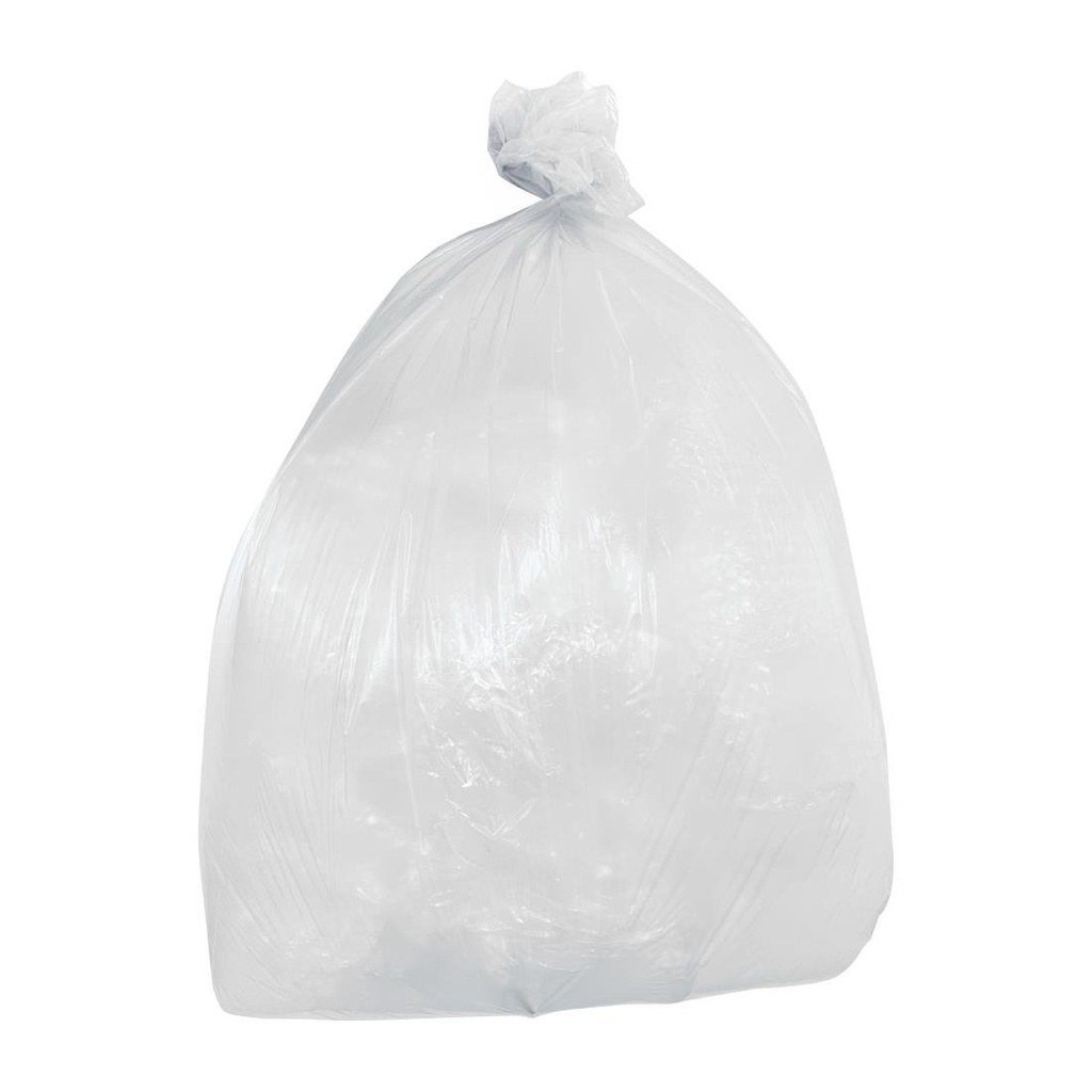 Jantex Lichtgewicht Vuilniszakken Transparant 5kg 80Ltr (200 Pak)