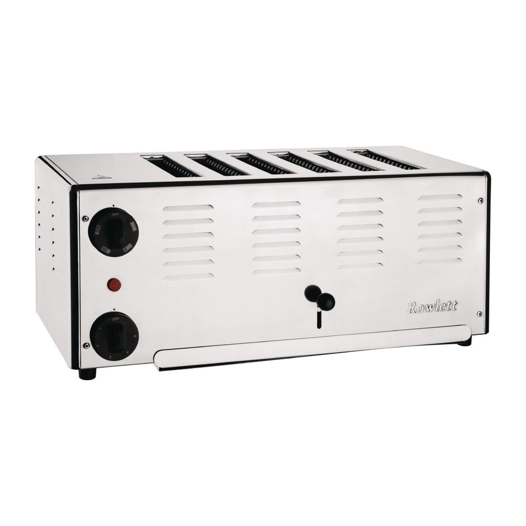Rowlett Premier 6 Sleuven Broodrooster met Extra DuraHeat Elementen