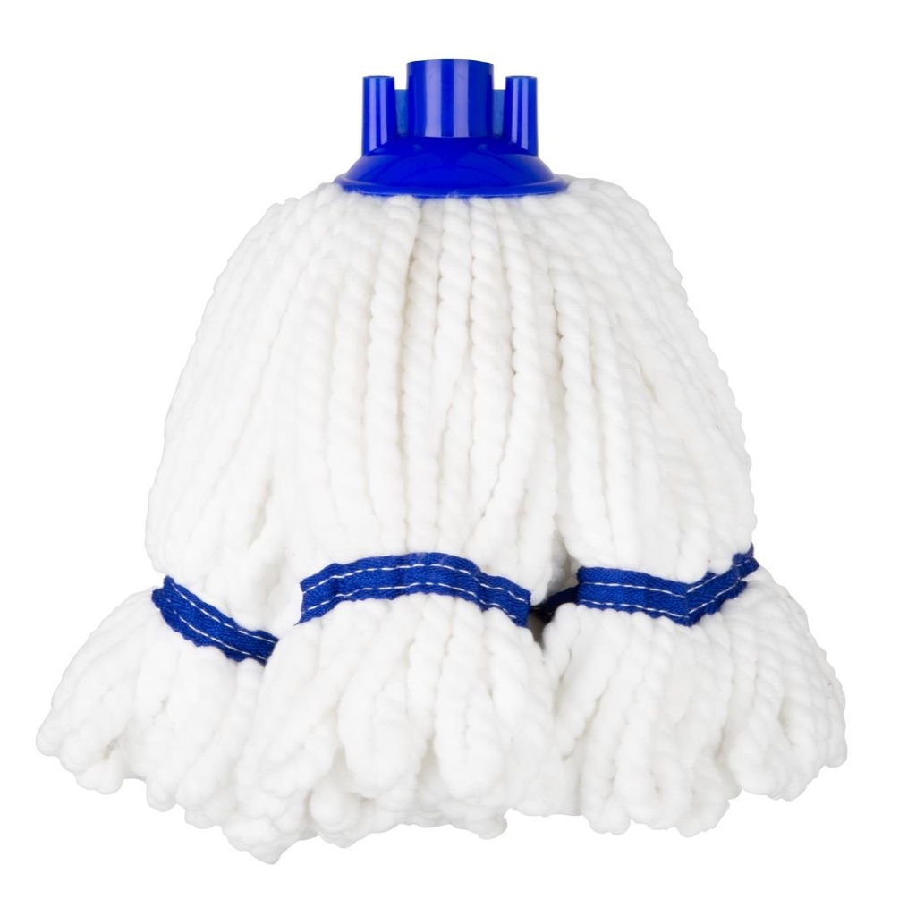 Jantex Microvezel Mop Hoofd Blauwe Streep 150g