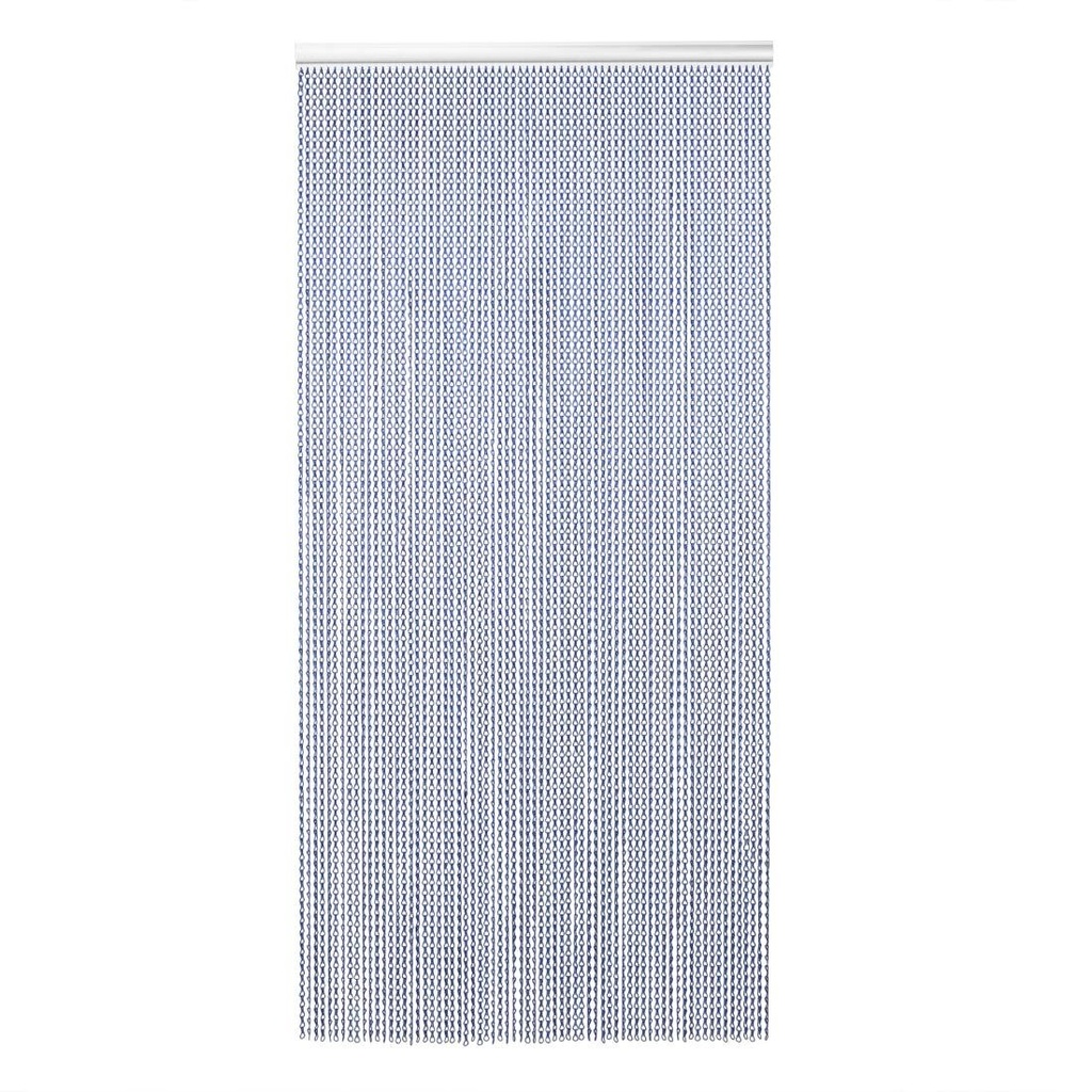 EazyZap Keten Deur Vliegengordijn - Blauw