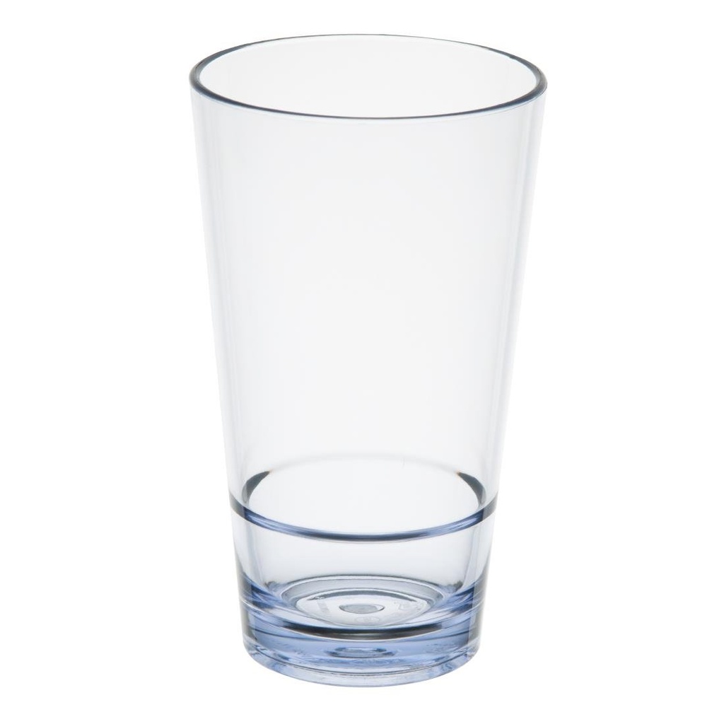 Olympia Kristallon Polycarbonaat Stapelbare Hi-ball Bekers - Helder 420ml (6 Stuks)