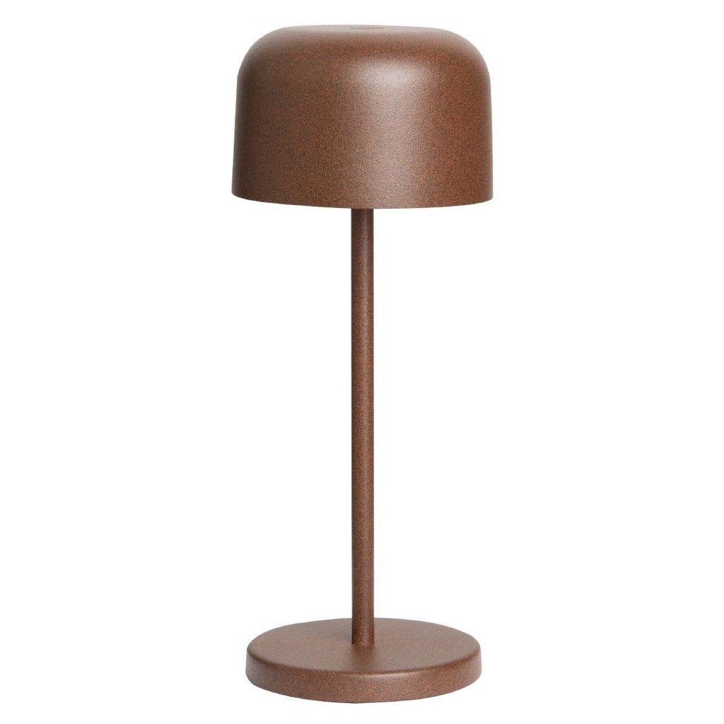 Olympia Siena Tafellamp Ronde Koepel Kastanje 200mm