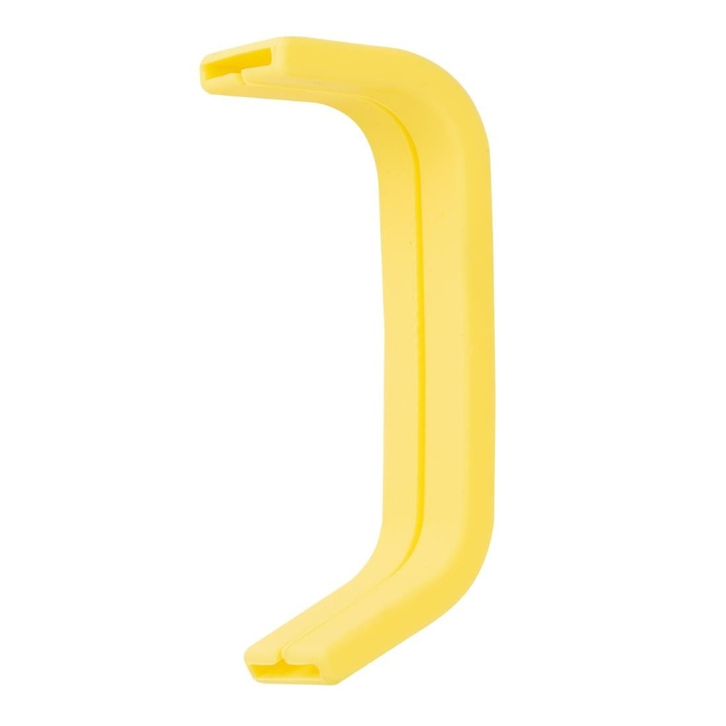 Olympia siliconen handgreep hoes voor 570ml kan geel - voor J317, CM607, HC609