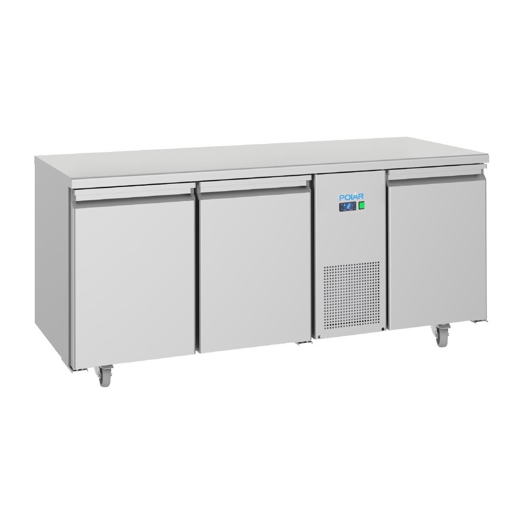 Polar U-serie Energiezuinige 3-Deurs Vrieswerkbank  474L