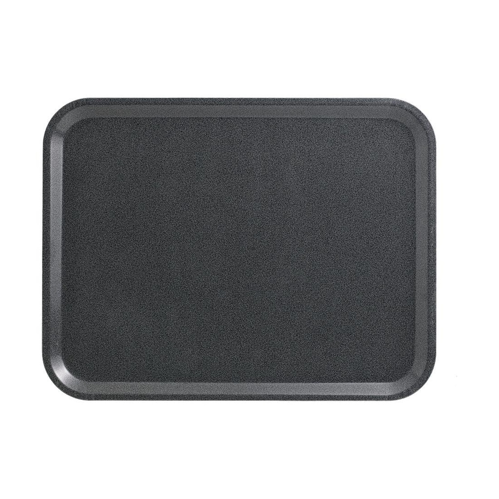 Cambro Capri Dienblad Houtskoolkleur Gladde Oppervlakte 340x460mm
