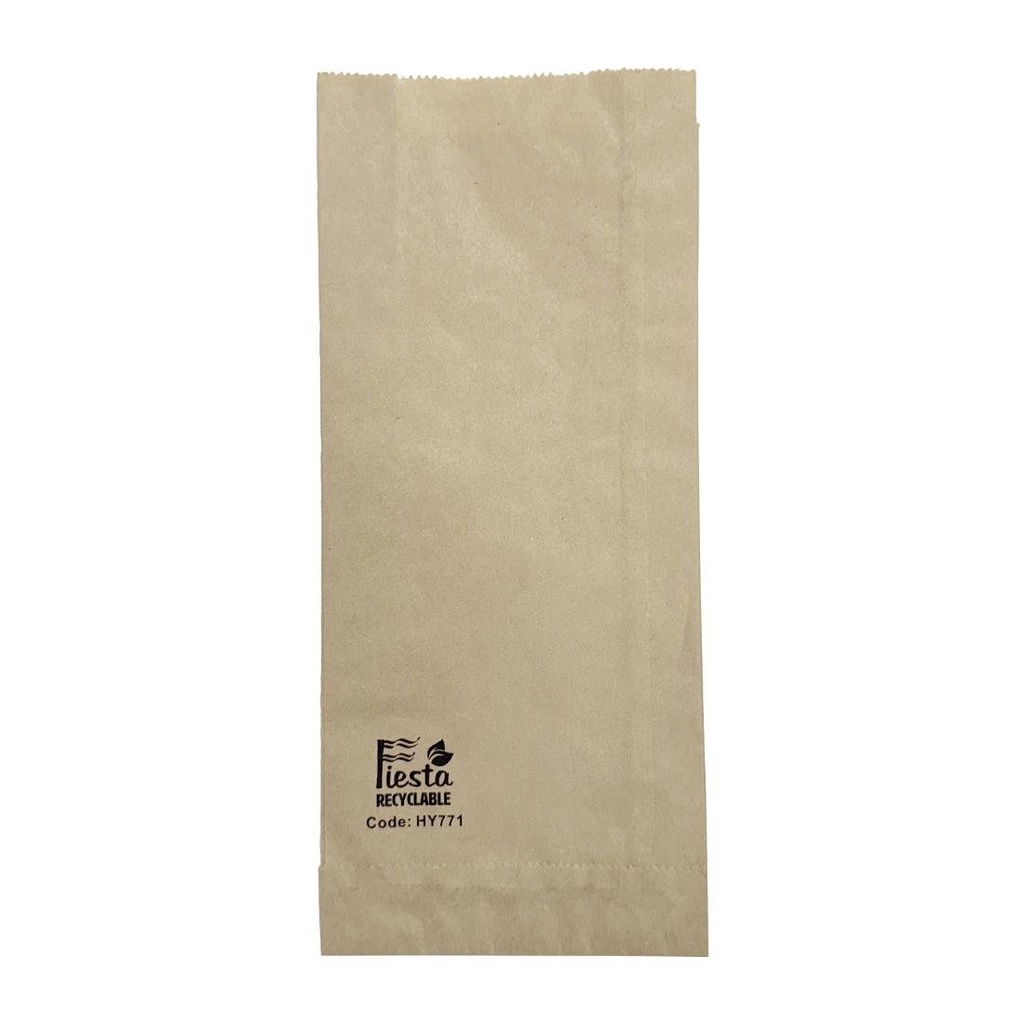 Fiesta Recycleerbare Baguette/Panini Papieren Zakjes 250x110x45mm (1000 stuks)