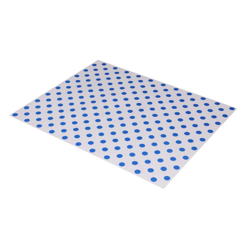 Fiesta Composteerbare Burger Wraps Blauwe Stip 250x200mm (200 stuks)