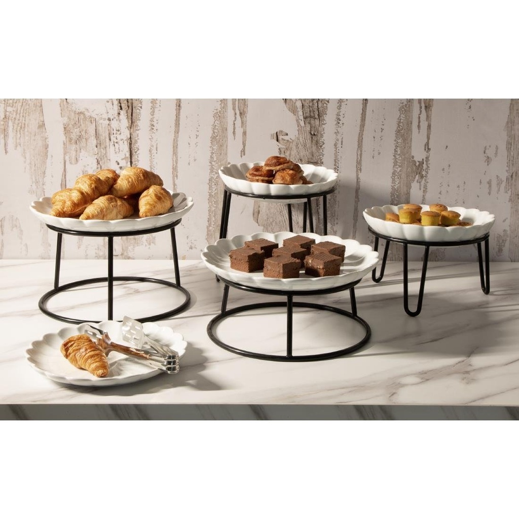 Olympia Anti-Slip Verhoger Rond Zwart Draad 210x180mm