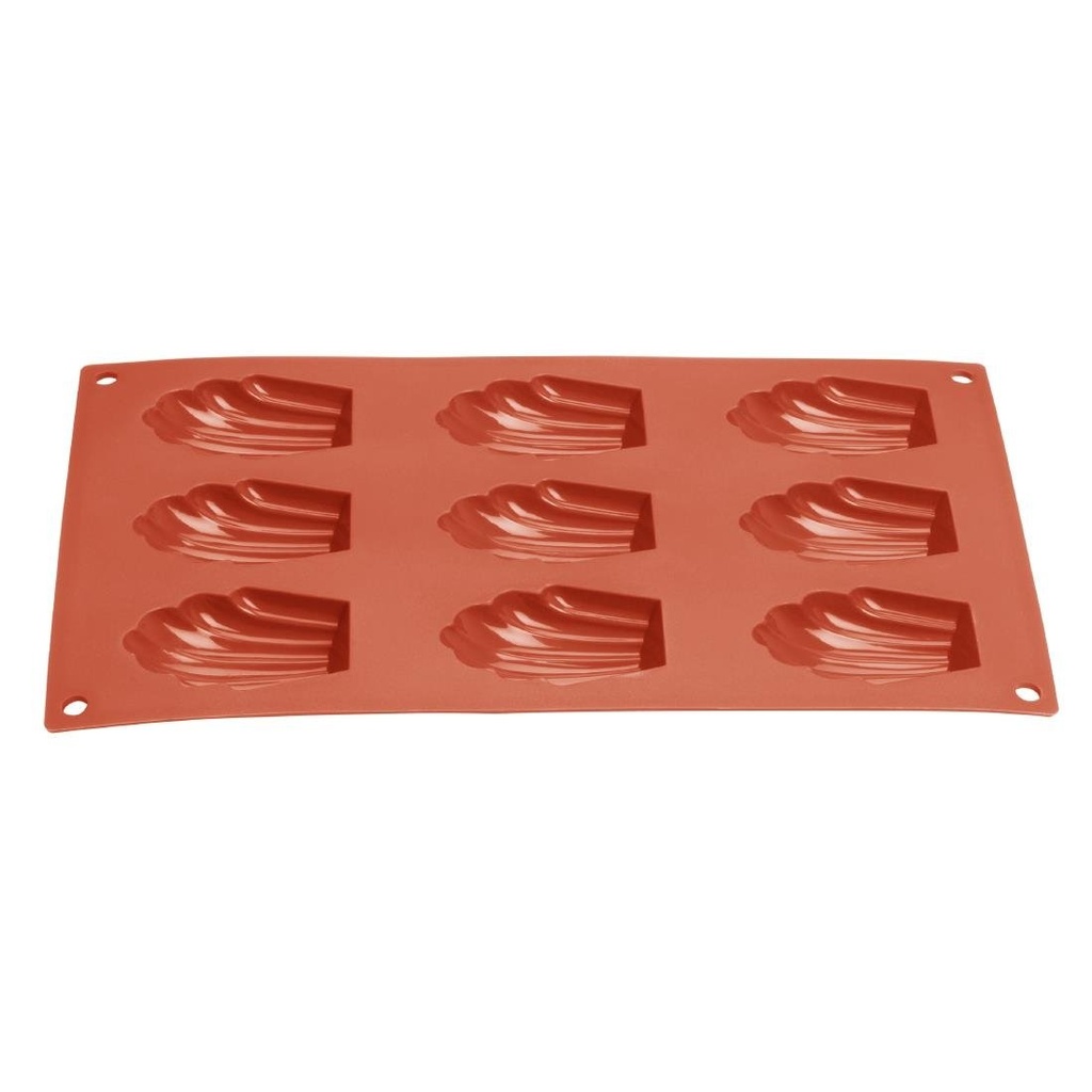 Vogue Silicone Madeleinenvorm 9 Cup