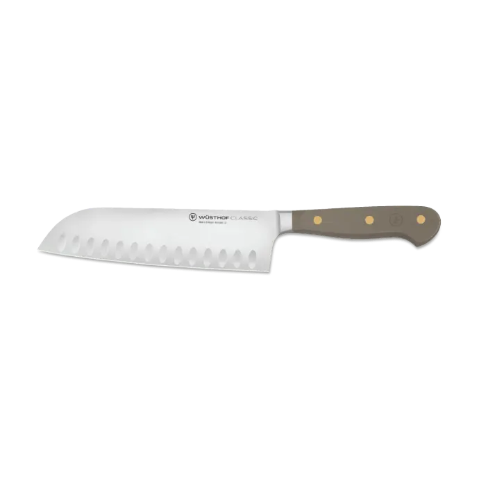 Santoku 17 cm met kuiltjes - Velvet Oyster - Wüsthof Classic
