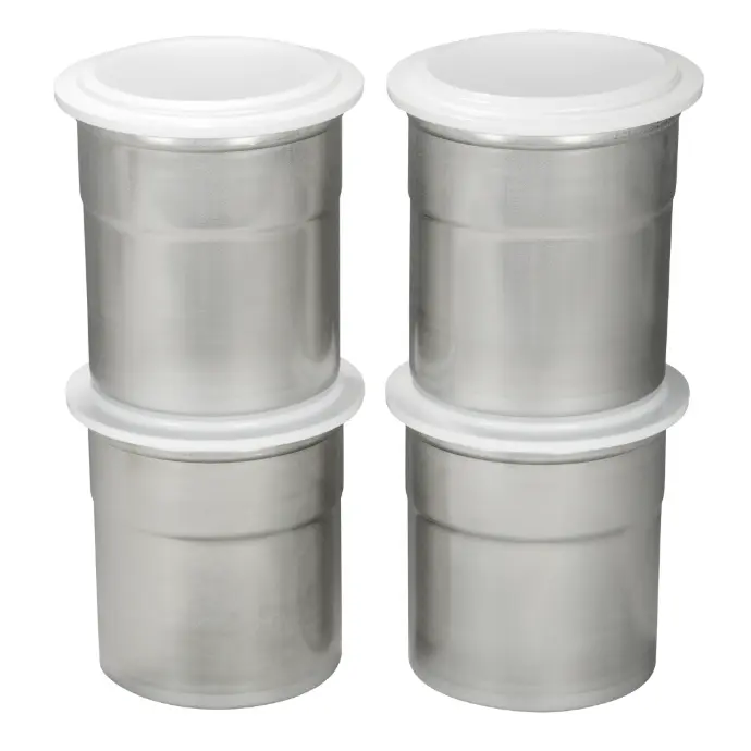 Pacojet - Chroomstalen pacotizing® bekers (4 stuks)