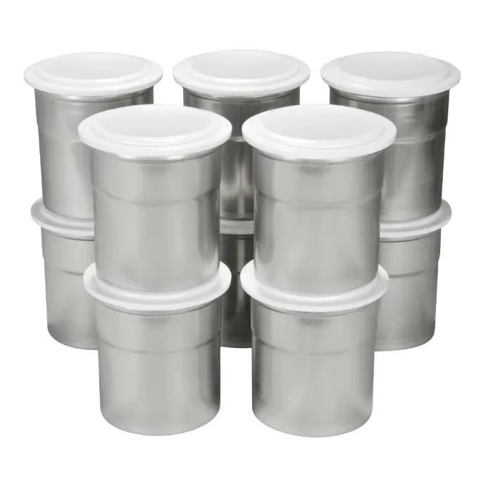 Pacojet - Chroomstalen pacotizing® bekers (10 stuks)