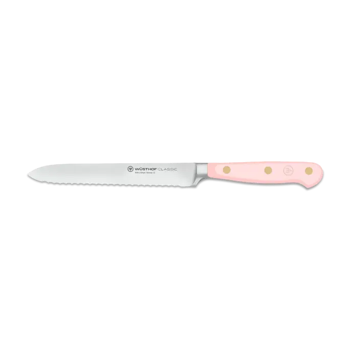 Worstmes 14 cm met golfsnede - Pink Himalayan Salt - Wüsthof Classic
