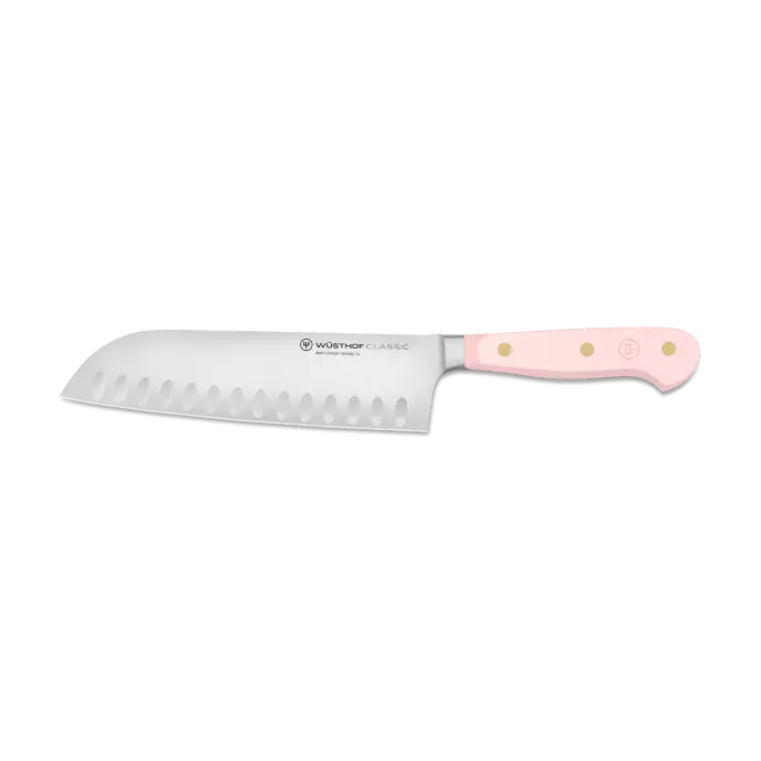 Santoku 17 cm met kuiltjes - Pink Himalayan Salt - Wüsthof Classic