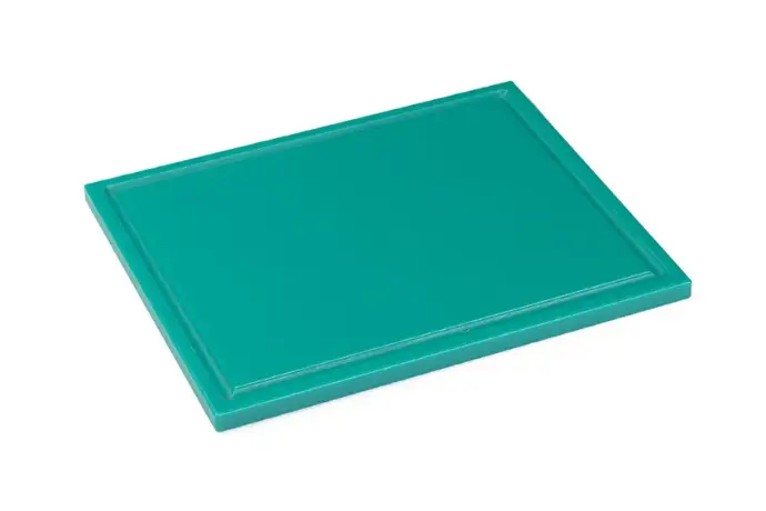 Snijplank met sapgoot/vlak - 1/2 GN - Groen