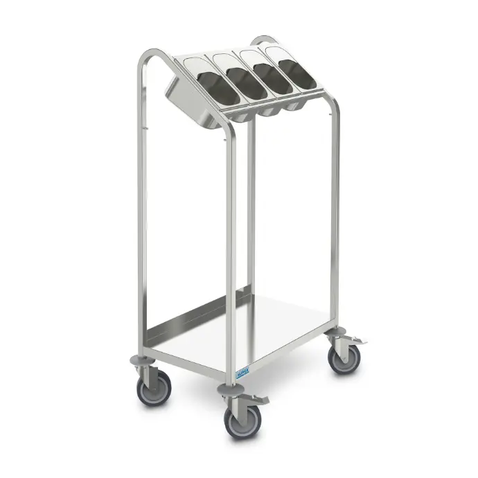 Hupfer Bestek- en dienbladenwagen BTW 4GN/100TA H:1300
