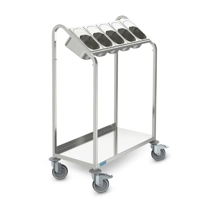 Hupfer Bestek- en dienbladenwagen BTW 5GN/100TA H:1300