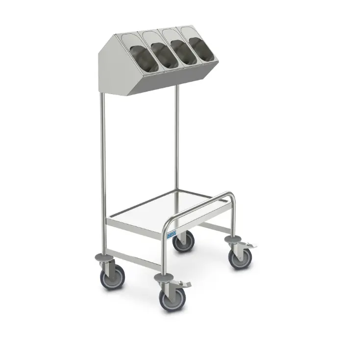 Hupfer Bestek- en dienbladenwagen, inclusief BTW 4KGN/100TA H:1300