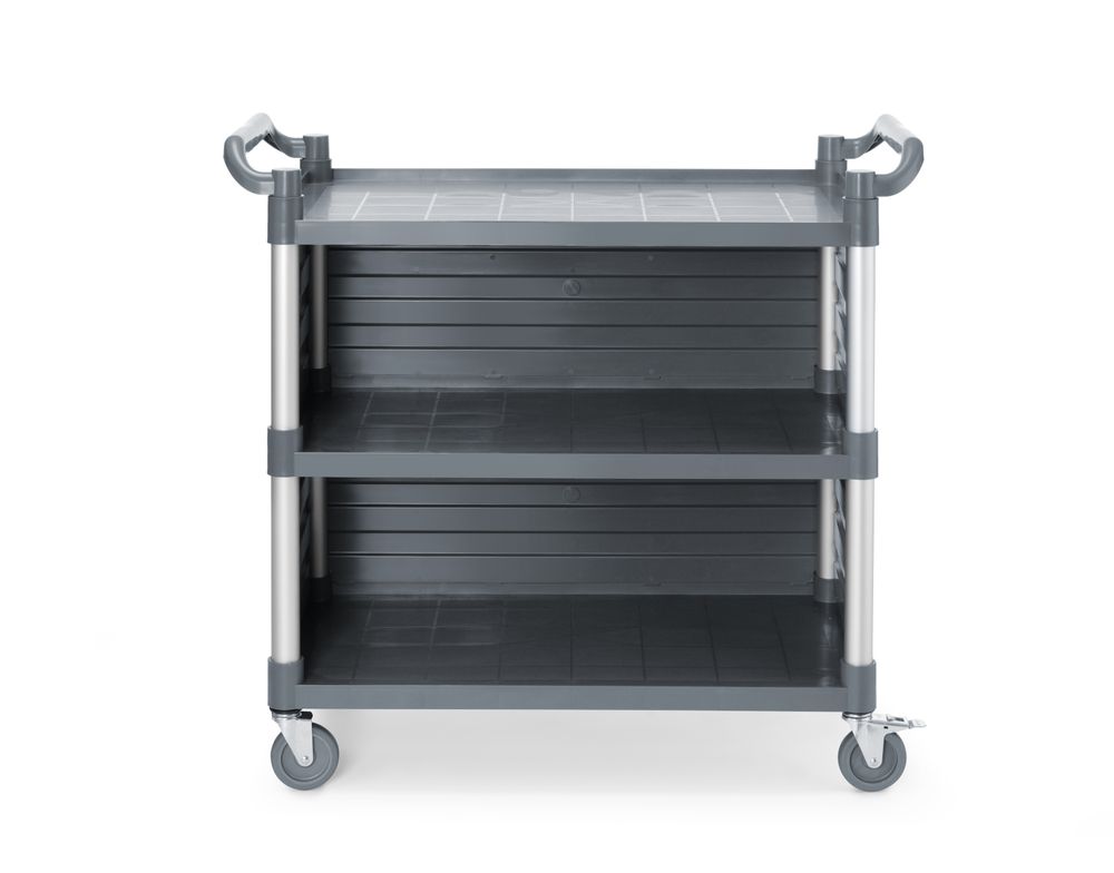 AmerBox Serveerwagen polypropyleen met 3 bladen, groot 816271