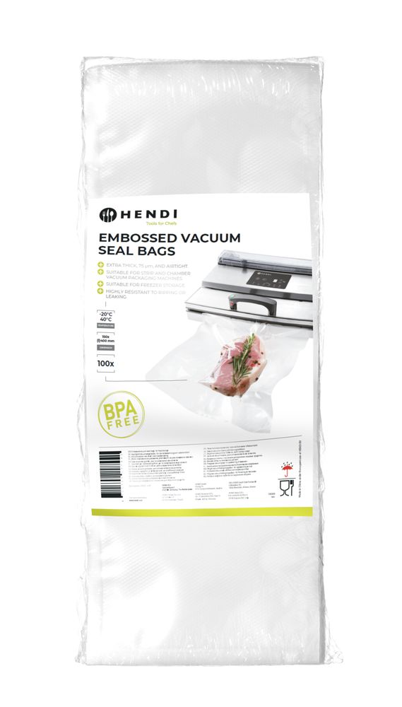 HENDI Vacuümverpakkingszakken met reliëf 297421