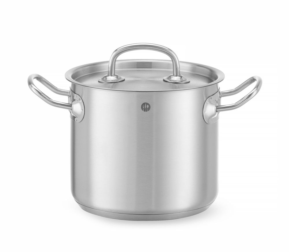 HENDI Kookpan hoog - met deksel 837139