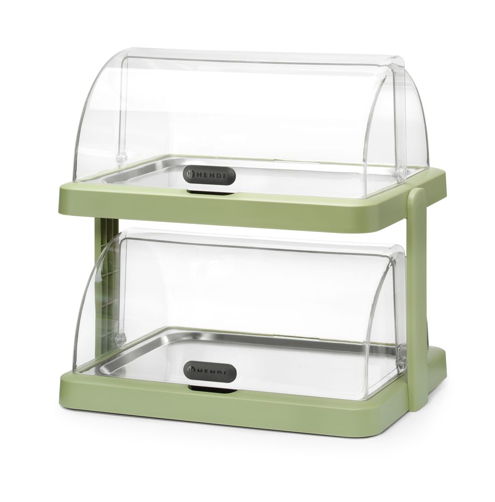 HENDI Koeldisplay met dubbele rolltop Duo, UNIQ 871973