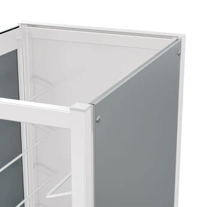 Hupfer Zijwandbekleding TAWEDEL rvs SV/TAWEDEL