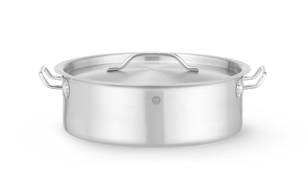 HENDI Laag kookpan -  met deksel 836514