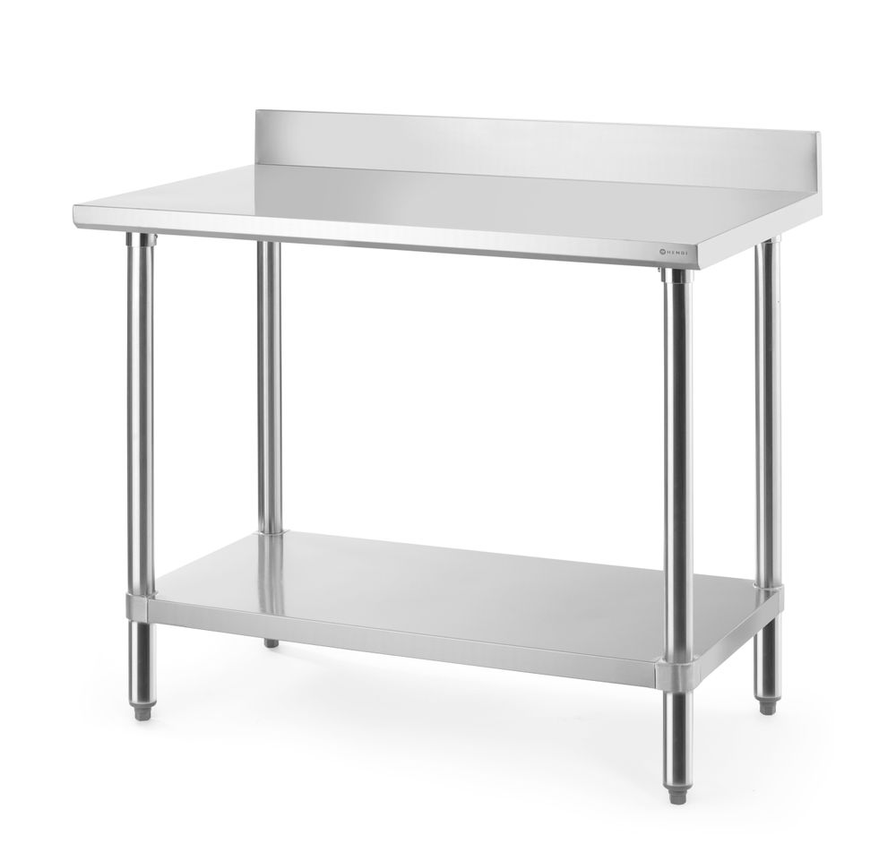 HENDI Werktafel met spatrand 817568