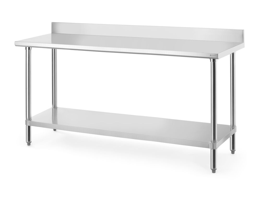 HENDI Werktafel met spatrand 817605