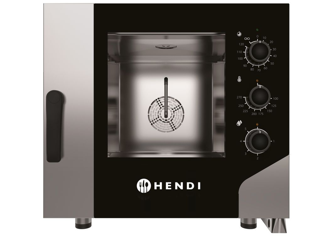HENDI Hetelucht stoomoven CONTROL 5x GN 1/1 229583