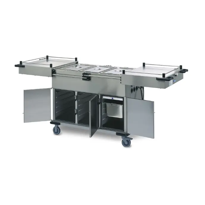 Hupfer Voedseltransportwagen - 3 bakken - met SPTW 3EBH 3WF SD
