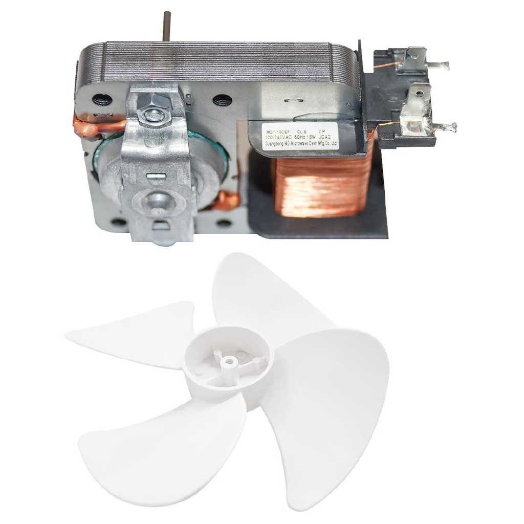 Buffalo Brushless DC Motor met Ventilatorblad