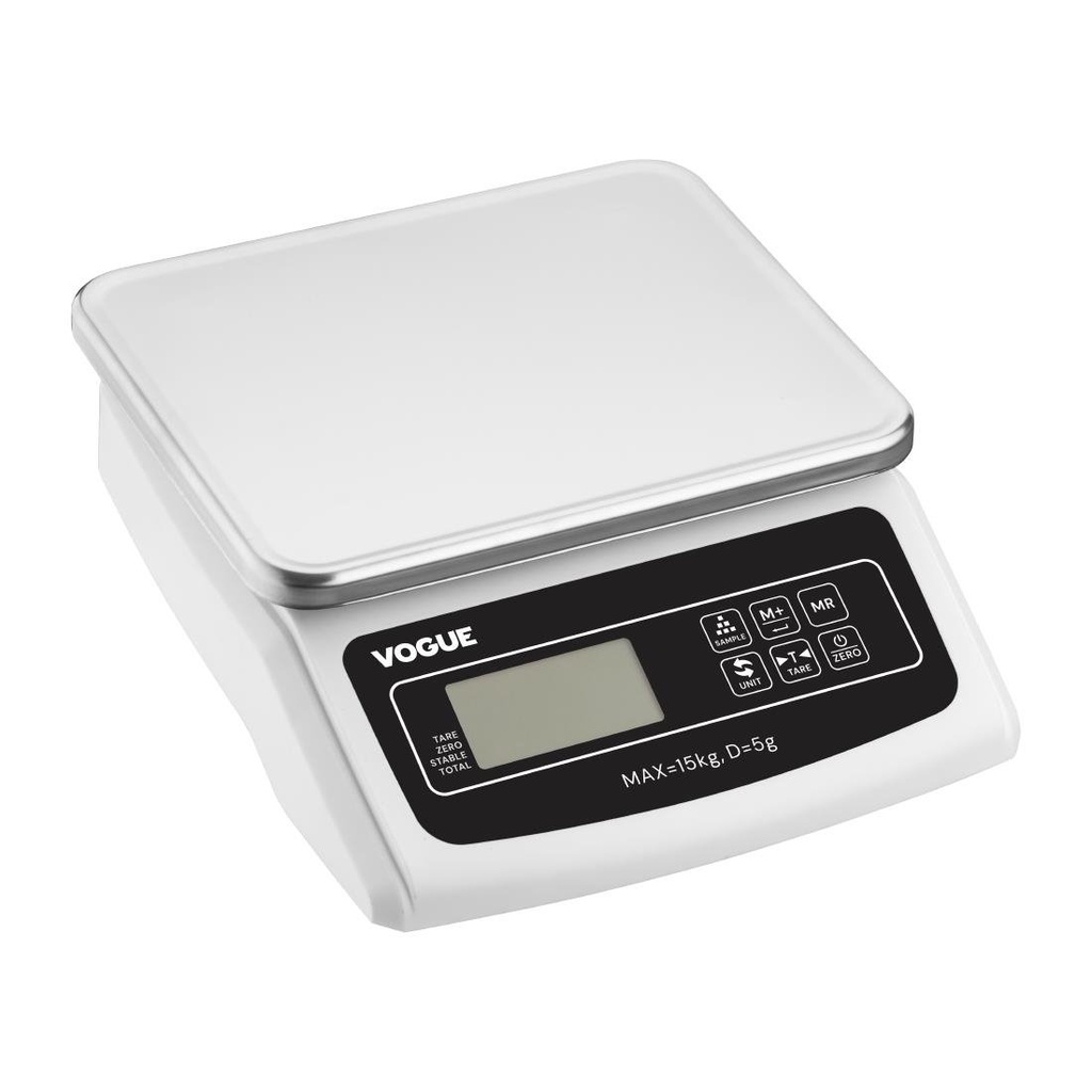 Vogue Elektrische Platformweegschaal 15kg