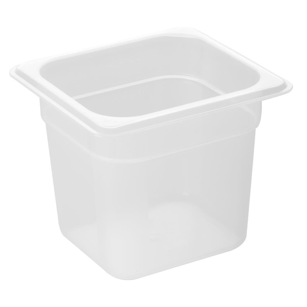 Nisbets Essentials Polypropyleen 1/6 Gastronormbak 150mm