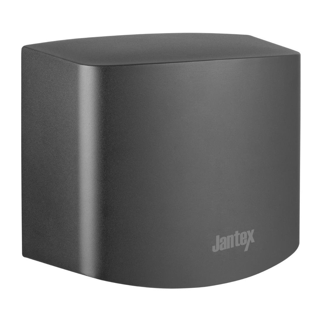 Jantex RVS Handdroger Zwart