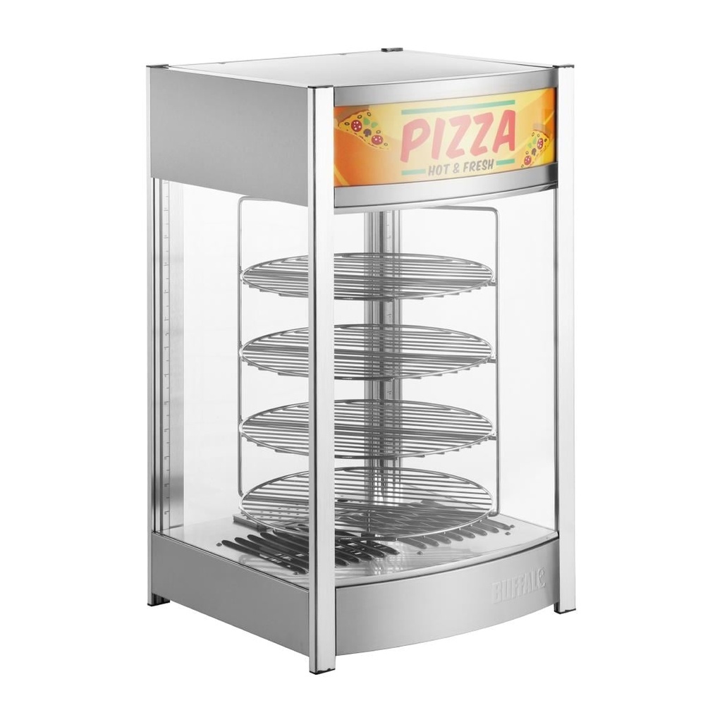 Buffalo 4-laags verwarmde pizzadisplay