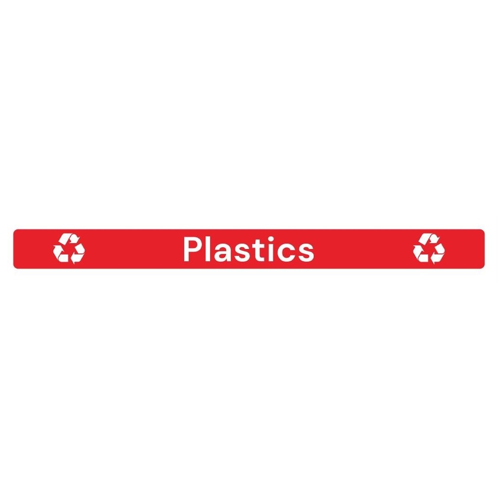 Jantex Slim Bin Label - Plastic