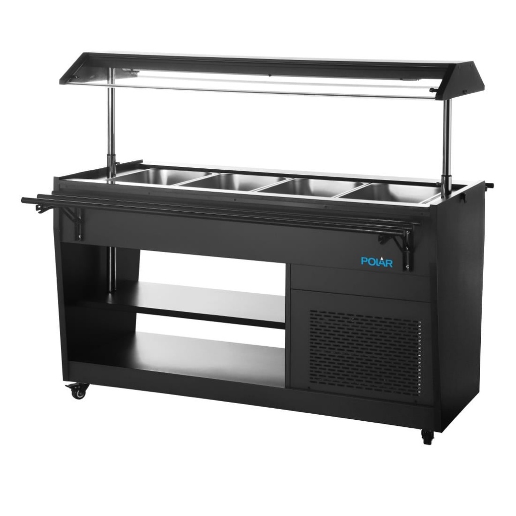 Polar G-serie Gekoelde Buffetbar zwart
