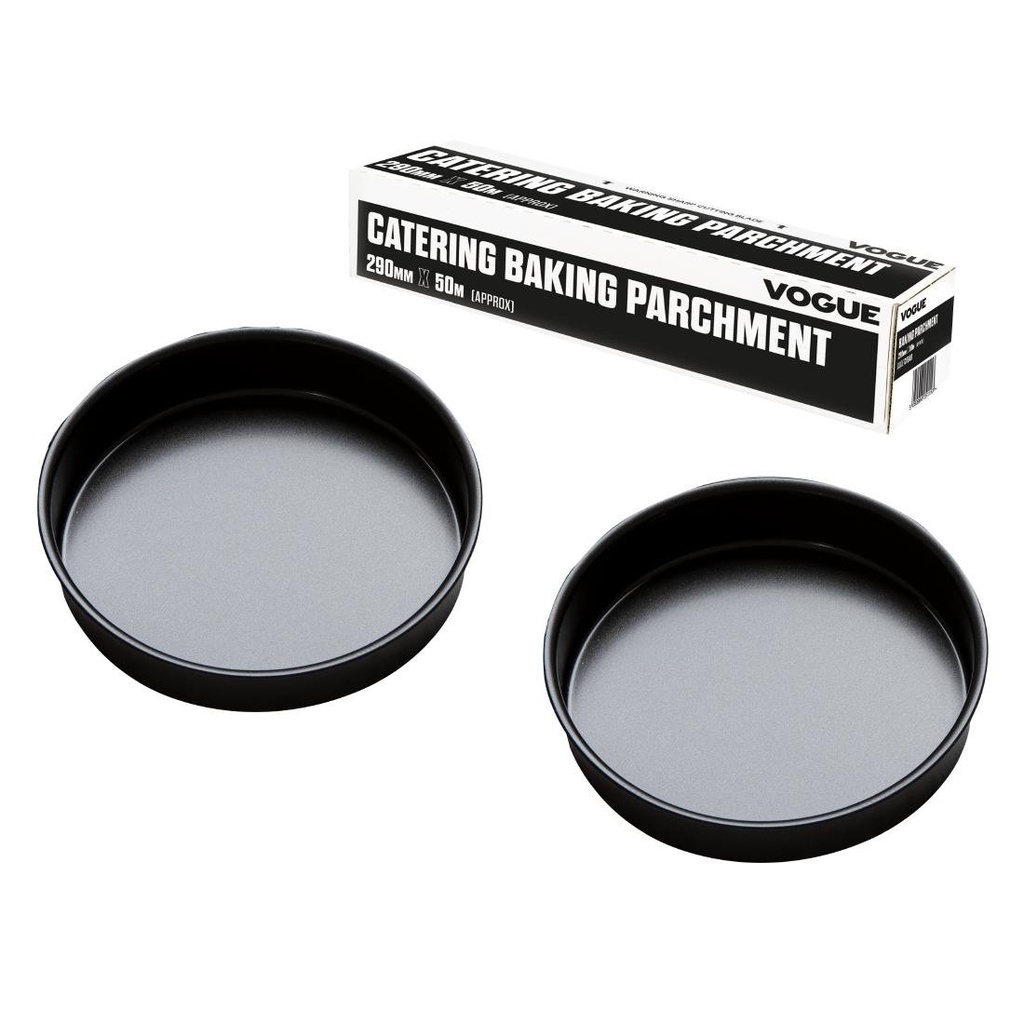 Vogue 2 x cakevorm en 50m bakpapier set